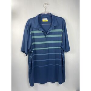 Jack Nicklaus Polo Shirt Adult  Blue Green Golfing Golf Casual Rugby Mens Sz XXL
